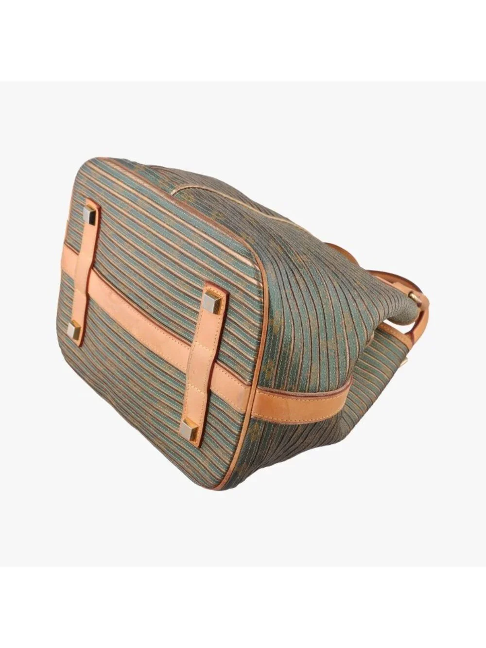 Louis Vuitton Neo Khaki Green Monogram Eden Calf Leather Shoulder
